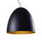 EGG L Lampa wisząca E27 IP20 czarno złota