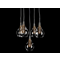 ELEKTRA 5 Lampa wisząca chrom