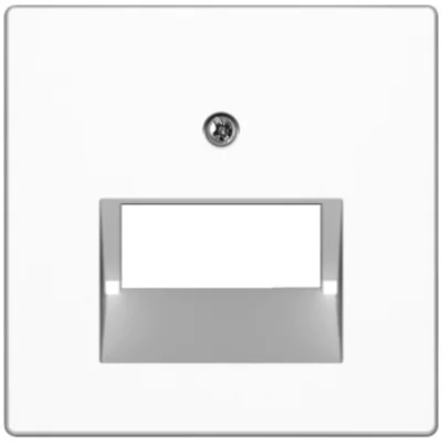 Element centralny do gniazda przyłączeniowego UAE dwukrotnego śnieżnobiały połysk