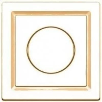 Element centralny z pokrętłem regulacyjnym do ściemniacza obrotowego kremowy połysk