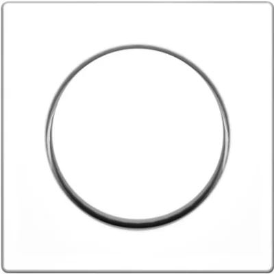 Element centralny z pokrętłem regulacyjnym do ściemniacza obrotowego śnieżnobiały połysk