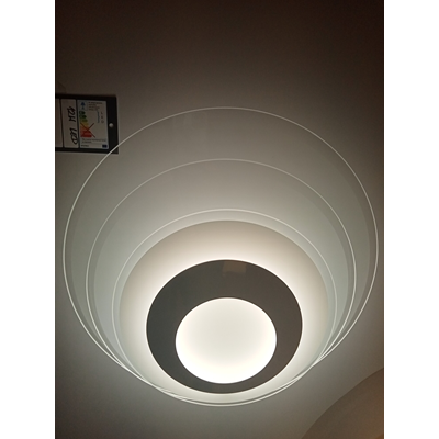Elipse Lampa ścienna ekspozycyjna biała