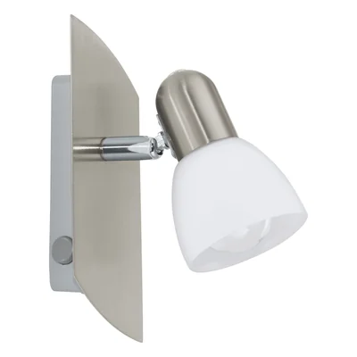 ENEA Lampa ścienna nikiel satynowy