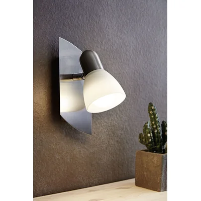 ENEA Lampa ścienna nikiel satynowy
