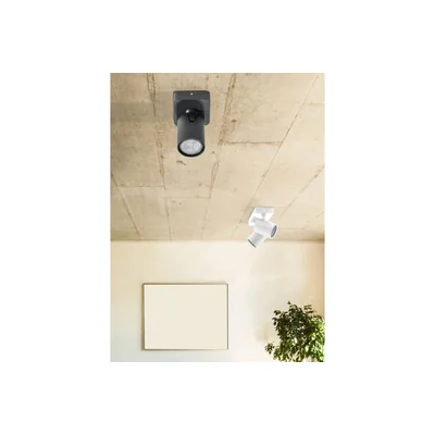 EXO 1 Lampa ścienno-sufitowa czarna