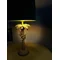 EXTRAVAGANZA COCONUT Lampa stołowa E27 IP20  mosiężna z zielonym abażurem