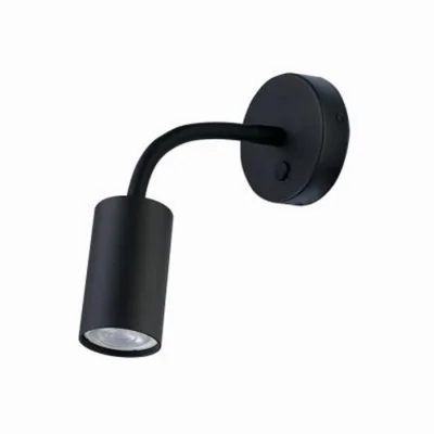 EYE FLEX S Lampa ścienna czarna