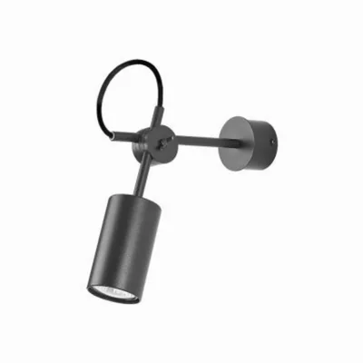 EYE S Lampa ścienna grafitowa