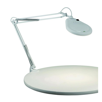 FAGERNES Lampa biurkowa powiększająca 75cm biała