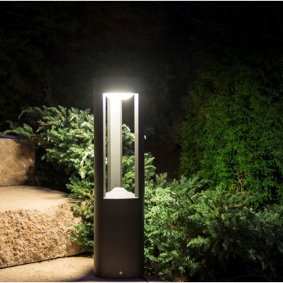 FAN Lampa zewnętrzna stojąca 30 cm ciemny popiel