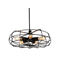 FAN PENDANT Lampa wisząca czarna