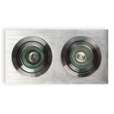 Fasto II Alluminio Lampa sufitowa wpuszczana aluminium szczotkowane