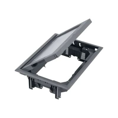 FB Puszka podłogowa FB prostokątna 8×K45 5mm, szary