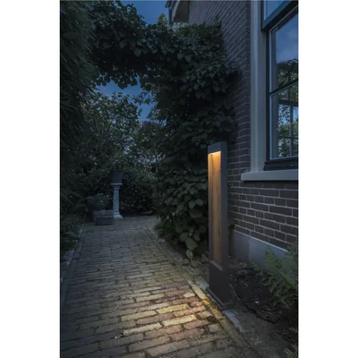 FLAT POLE 100 Słupek zewnętrzny 10W 400lm 3000K/4000K IP65 brązowy