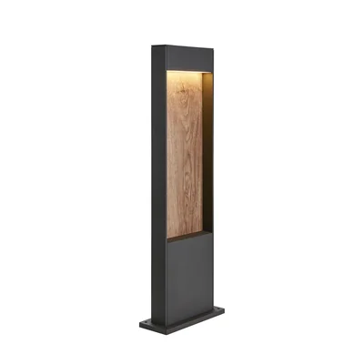 FLAT POLE 65 Słupek zewnętrzny 10W 400lm 3000K/4000K IP65 brązowy