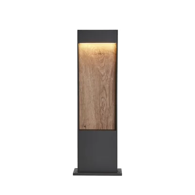 FLAT POLE 65 Słupek zewnętrzny 10W 400lm 3000K/4000K IP65 brązowy