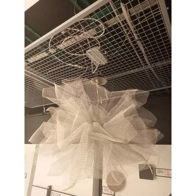 FLUO Lampa wisząca ekspozycyjna biała