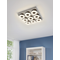 FRADELO Lampa ścienno-sufitowa koło 14x14 cm chrom