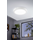 FUEVA-C Lampa sufitowa 30x30 cm RGB+TW nikiel satynowy