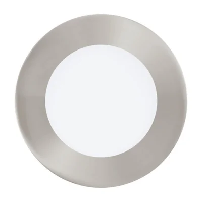 FUEVA-C Lampa wpuszczana 12 cm nikiel satynowy