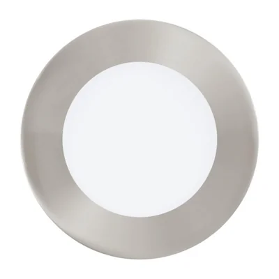 FUEVA-C Lampa wpuszczana 12 cm nikiel satynowy