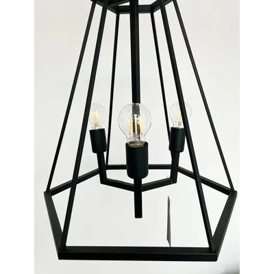 GEOMETRIC 3 Lampa wisząca E27 IP20 czarna