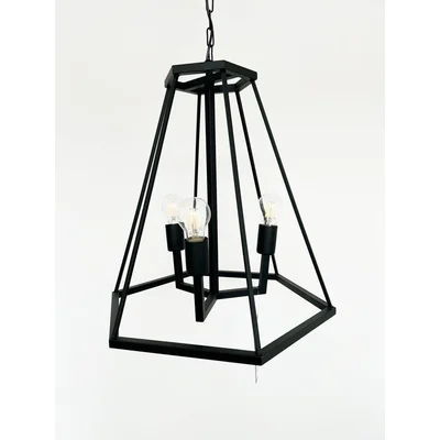 GEOMETRIC 3 Lampa wisząca E27 IP20 czarna