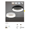 GIRONA Plafon 60cm 48W 2700-6000K 5600lm IP20 czarny
