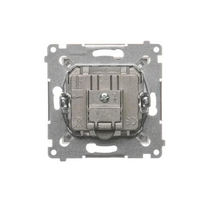 Gniazdo antenowe R-TV końcowe separowane (moduł), białe