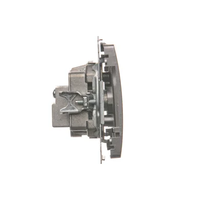 Gniazdo antenowe R-TV przelotowe (moduł) tłumienie 10dB inox (metalik)