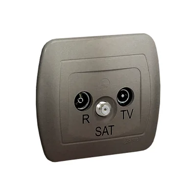 Gniazdo antenowe R-TV-SAT końcowe