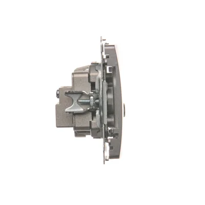 Gniazdo antenowe R-TV-SAT końcowe (moduł) inox (metalik)