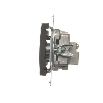 Gniazdo antenowe R-TV-SAT końcowe/zakończeniowe (moduł) brąz mat metalik