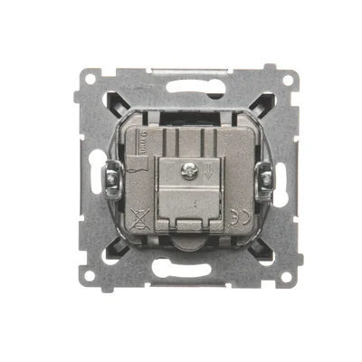 Gniazdo antenowe R-TV zakończeniowe do gniazd przelotowych (moduł) antracyt (metalik)