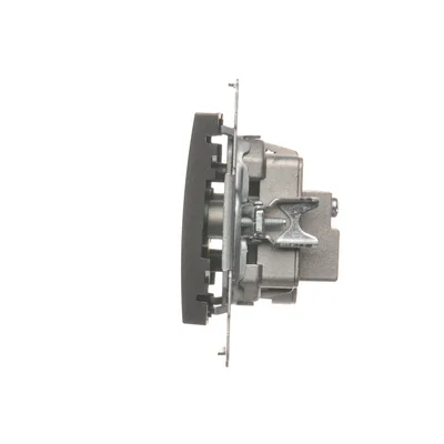 Gniazdo antenowe R-TV zakończeniowe do gniazd przelotowych (moduł) antracyt (metalik)