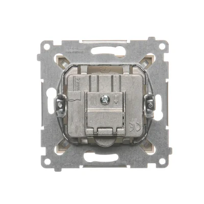 Gniazdo antenowe R-TV zakończeniowe do gniazd przelotowych (moduł) krem