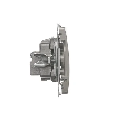 Gniazdo antenowe R-TV zakończeniowe do gniazd przelotowych (moduł) satyna metalik