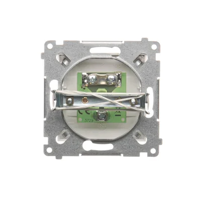 Gniazdo antenowe TV pojedyncze (moduł) białe