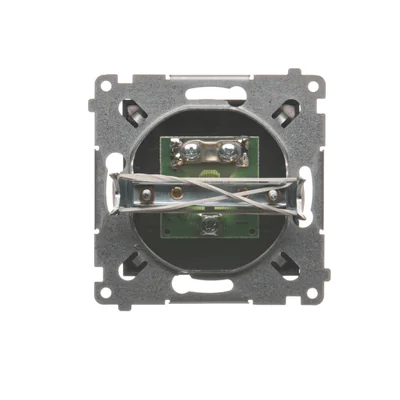 Gniazdo antenowe TV pojedyncze (moduł) brąz mat metalik