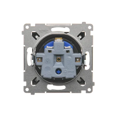 Gniazdo DATA z kluczem uprawniającym (moduł) 16A 250V zaciski śrubowe antracyt (metalik)