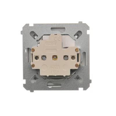 Gniazdo ekwipotencjalne - różnicy potencjałów (moduł) inox metalik