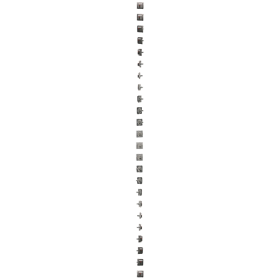Gniazdo głośnikowe 1-krotne z polem opisowym (moduł) inox (metalik)