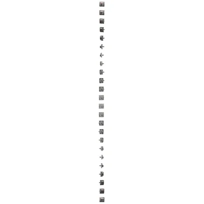 Gniazdo głośnikowe 1-krotne z polem opisowym (moduł) inox (metalik)