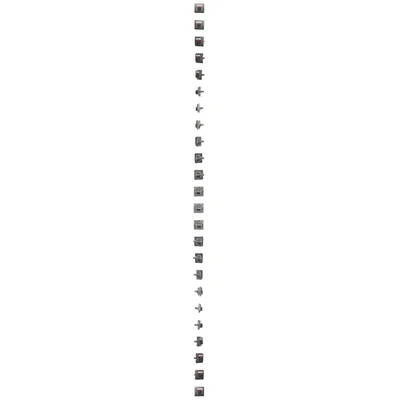 Gniazdo głośnikowe 2-krotne z polem opisowym (moduł) inox metalik