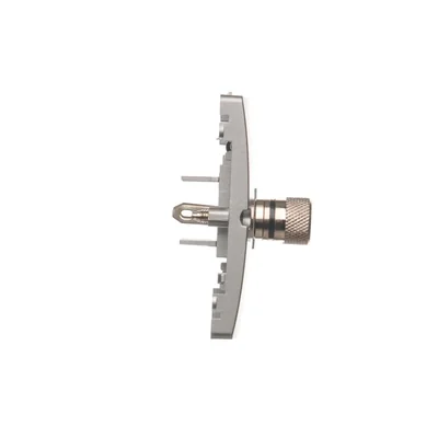 Gniazdo głośnikowe pojedyncze -1 kolumna głośnikowa (moduł) satyna (metalik)