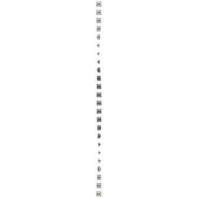 Gniazdo HDMI podwójne (moduł) białe