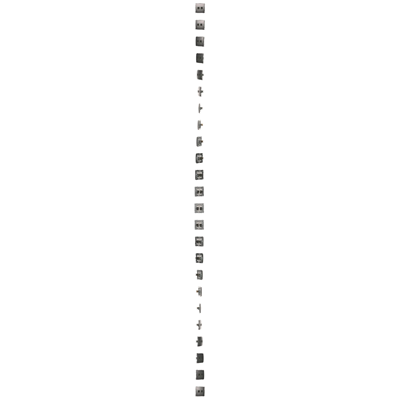 Gniazdo HDMI podwójne (moduł) inox metalik