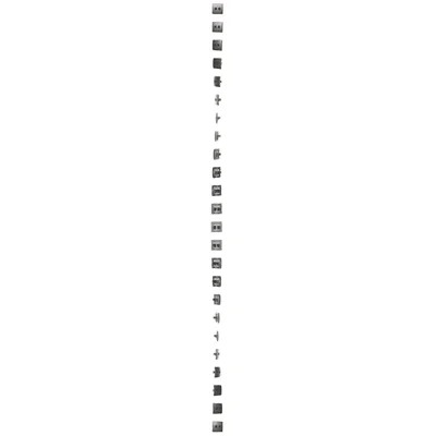 Gniazdo HDMI podwójne (moduł) inox metalik