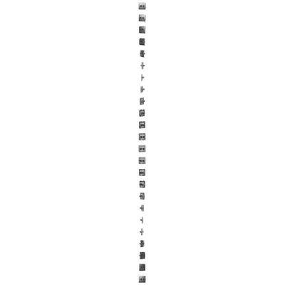 Gniazdo HDMI podwójne (moduł) satyna metalik