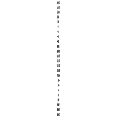 Gniazdo HDMI podwójne (moduł) srebrny metalik